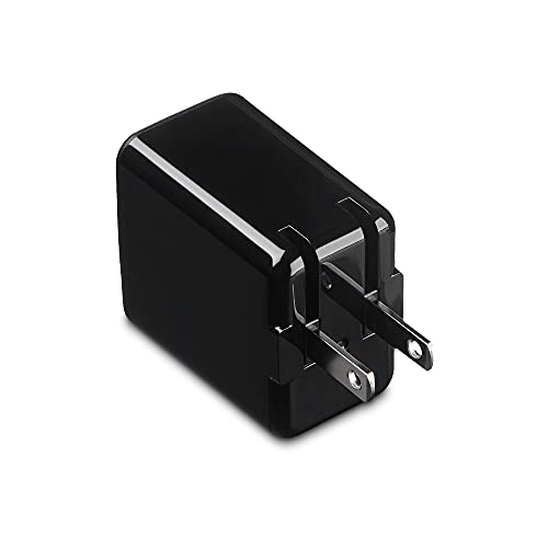 Image of Amazon Basics 12W One-Port USB-A Wall Charger (2.4A), Portable Charging for Multiple Devices, iPhone 15 /14 /13 /12 /11 /X, Samsung, and more, Black