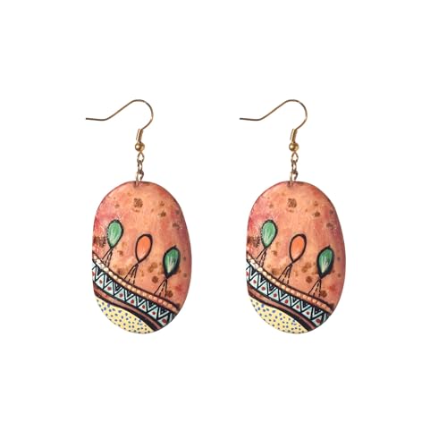 Image of Boho Ethnic Earrings Collection for Women - Colorful Tassel, Hoop, Stud, Drop, Chandelier & Huggie Styles Inspired by Festival Fashion