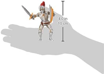 Papo 39244 Knight in Armour with red Feather Medieval-Fantasy Figurine, Multicolour