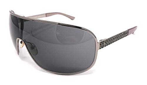 Max Mara - Gafas de Sol para Mujer, 918 mm/S, Color Plateado y Negro