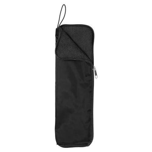 HARFINGTON Wet Umbrellas Bag 12 3/5x4 Superfine Fiber Reversible Umbrellas Sleeve Cover Portable Waterproof Case for Storage Carry Travel Home Outdoor Black