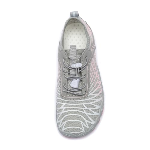 Image of Hiking Barefoot Shoes for Women Men Breathable & Non-Slip Athletic Barefoot Wide Toe Water Shoes Lightweight Perfect for Walking,Running,and Swimming