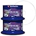 Produktbild Verbatim DVD Double Layer DVD+R DL 8.5 GB / 240 min 8x, Full printable White No ID, 100 Stück in Cakebox