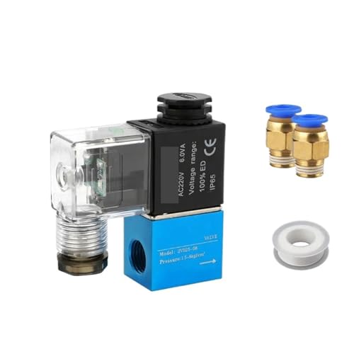 Vanne de commande pneumatique 2V025 2/2 positions AC380V 8mm - 2