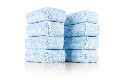 The Rag Company - Terry Sponge Applicator Pads – Reusable Detailing Applicators for Interior & Exterior Car Care – Soft