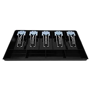 Kassaslade inschuifvak bankbiljettenmunt vijf vakken met metalen clip voor geldopslag Point of Sale System Media Slot…