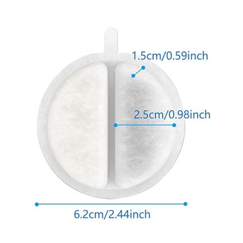 Filtros de espuma para fuente de agua para gatos 10 pack miniatura 3