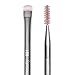 RMS Beauty Back2Brow Brush - Vegan, Synthetic Fiber Eyebrow Makeup Brush with Spoolie, Cruelty Free Clean Beauty Makeup Tools