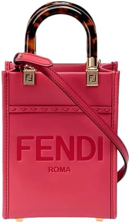 FENDI Sunshine Shopper Fuchsia Pink Small Handbag Crossbody Bag 8...