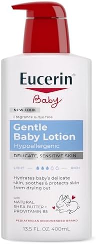 Eucerin Baby Body Lotion, Hypoallergenic and Fragrance Free Baby ...