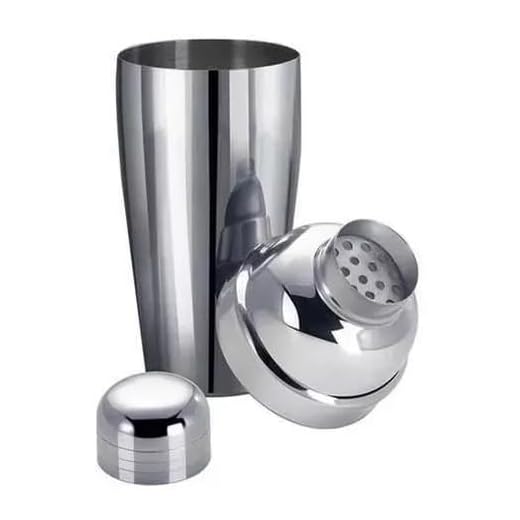 Coqueteleira Inox 750ml - Ideal Para Drinks E Caipirinhas Cor Cinza
