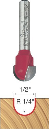 Freud 1/4" Radius Round Nose Bit with 1/4" Shank (18-108) Pack of 2