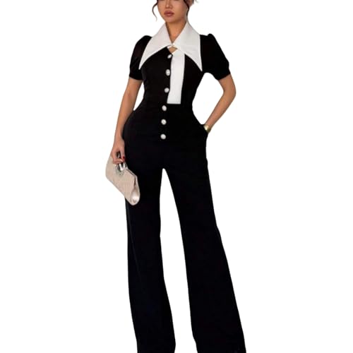 YSINTL Ladies' fashionable wide leg elegant jumpsuit...