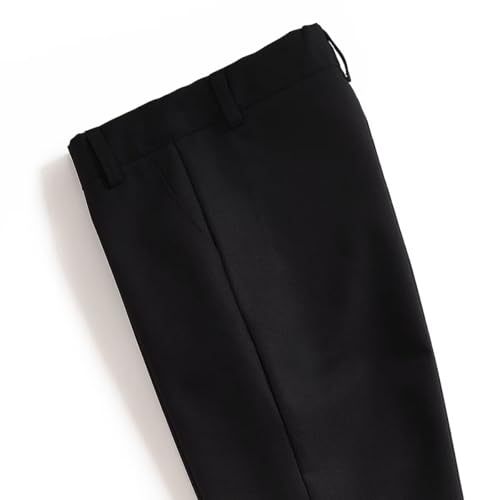 DHTS Boys Dress Pants (Size 2-20 Years) Slim Fit Uniform Pants for Toddler & Teens4