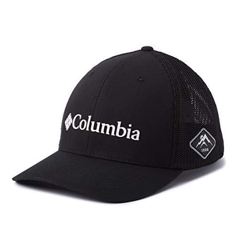 Columbia Men's Mesh Ballcap, black/white, Large/X-Large