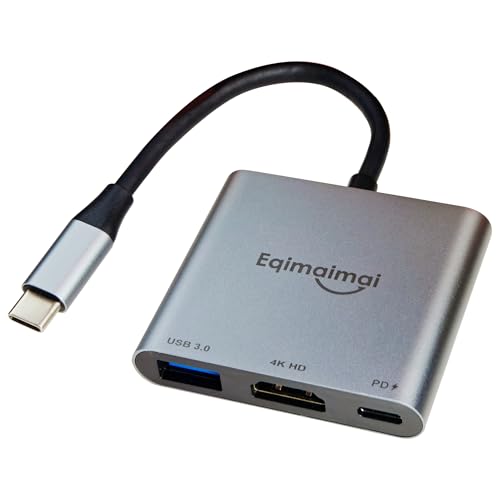 USB C - HDMIA_v^[A4K@30 HDMI - USB CAUSB 3.0tUSBCHDMIA_v^[A100W PD[dAMacBook ProAiPad AirAiPhoneAm[gp\RATVASwitchAj^[ȂǂɑΉ