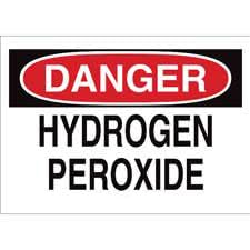 DANGER Hydrogen Peroxide Chemical and Hazardous Material No.3274 Safety - 8 X 12 Inch Metal Tin Sign Warning Caution Notice for Yard, Office, Outdoor & Indoor