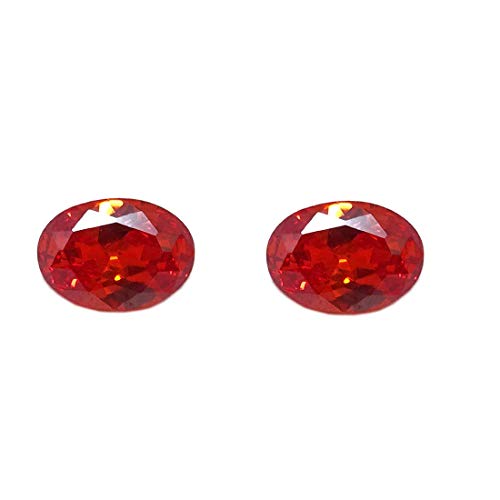 Rubis et zircon rouge ovale 9,40 carats pour réparer ou créer un bijou