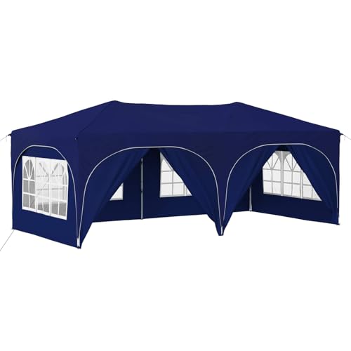 Tente de fete pop-up anti-pluie bleue 245 cm pour eviter les fetes gachees