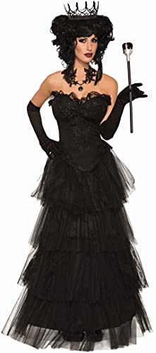 Jupe noire Evil Queen Forum Novelties longue pour déguisement de sorcière adulte