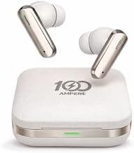 100 AMPERE Pro VII Air True Wireless Earbuds | 53dB ANC | 50H Battery | Dual Pairing Bluetooth Headphones | 24-Bit Spatial...