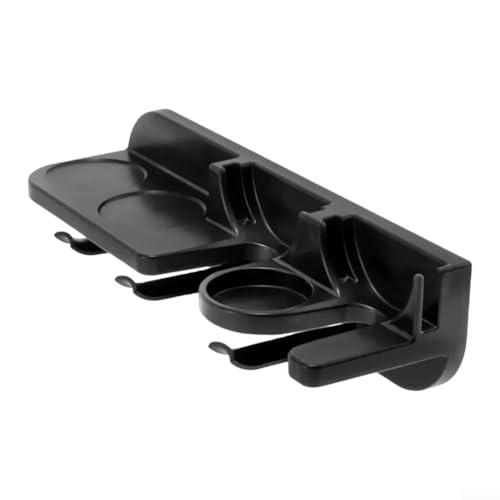Soporte de pared para portafiltros de café espresso en negro ABS de 32cm para cafeteras de 54mm 2