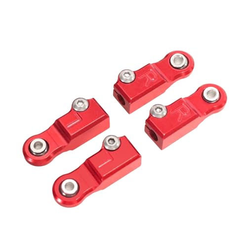 RC�N���[���[�p�A�b�v�O���[�h�p�[�c For MJX For Hyper GO 10208 V2 V3 7303 1/7 1/10 RC �J�[�A�b�v�O���[�h���i�������v�����b�h�{�[���w�b�h�K�؂ȃ����R��(Red,2 pairs)