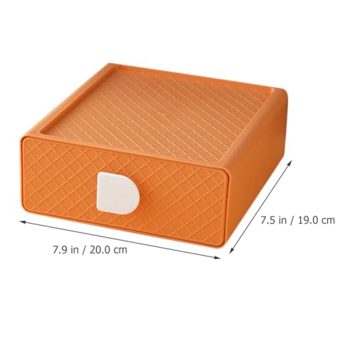 Boîte de rangement à tiroir compacte pour trier le bureau