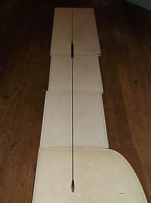 Vintage Hustler HQ-27 Black Center Loaded CB Antenna 55 Inches Long