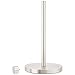 Amazon Basics Stand-up Button Paper Towel Holder - 13 Inch, Nickel