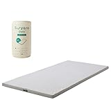 nishikawa 【 西川 】 suyara マットレス 【 スヤラドッツ トッパータイプ】 シングル 厚さ4cm 点で支える凹凸構造 体圧分散 ハーモニーウェーブ構造 スマートスリット加工 圧縮梱包 グレー HD05130609