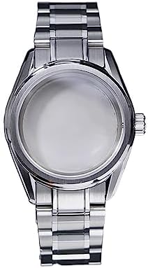 Cassa Per Orologio Meccanico Da 41 Mm In Acciaio E Vetro Zaffiro - Compatibile Con Movimento NH35/NH36, Design Elegante