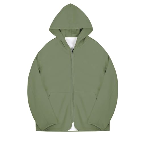 Men's Full Zipper Hoodies Long Sleeve Casual Comfort Sweatshirts Pullover Slim-Cut Regular Fit Hooded Jacket3