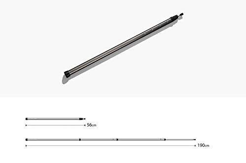 ミニマルワークス ピノキオ ポール 190cm 2本セット 伸縮 アルミポール ミニマルワークス ピノキオ ポール 190cm 2本セット 伸縮 アルミ