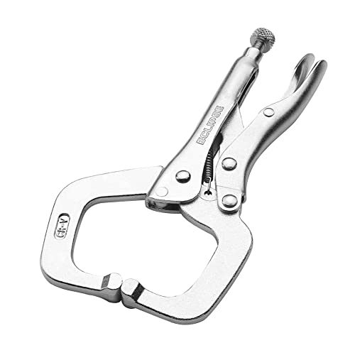 Eclipse Professional Tools E11R Locking C-Clamp Regular Tips 275mm (11")