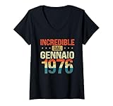 Photo Gallery donna gennaio 1976 vintage - maglia 49 compleanno anni uomo donna maglietta con collo a v Photo Gallery donna gennaio 1976 vintage - maglia 49 compleanno anni uomo donna maglietta con collo a v