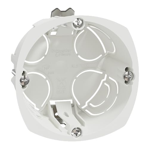 schneider electric multifix boîte d'encastrement Ø 67mm prof 40mm 1 poste imt35914