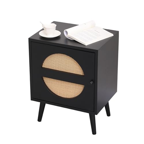 Table de chevet avec 2 tiroirs en tissu pour petit espace chambre et salon
