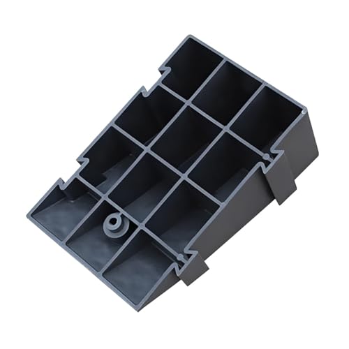 Rampas portátiles para bordillos, 2 unidades, altura de 7,4 pulgadas, para motocicletas, sillas de ruedas, bicicletas y cortadoras de césped (amarillo) miniatura 5