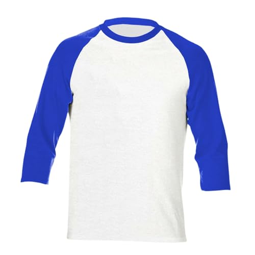 T-shirt de baseball design coloré haut homme manches raglan confort outdoor