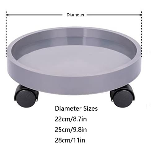 Support à plantes roulettes plastique pour déplacer pot de fleur lourd sans effort