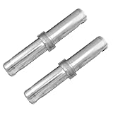 Sosoport 2 Stück Gerüstkupplungsstift aus Verzinktem Stahl 34mm Durchmesser 8cm Abstand...
