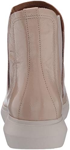 Brothers United Women's Leather Made in Brazil Luxury Chelsea Boot with Sneaker Sole, Nude tumbled patent, 7.5 M US | Image 2
