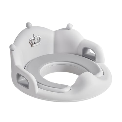 ORFOFE Asiento Inodoro Blando para Niña con Cojín Acolchado y Base Antideslizante Asiento Inodoro Extraíble para Entrenamiento Casa para Niñas Fácil de Limpiar y Almacenar