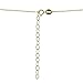 B. BRILLIANT Yellow Gold Flashed Sterling Silver Solitaire Clear European Crystal Choker Necklace for Women