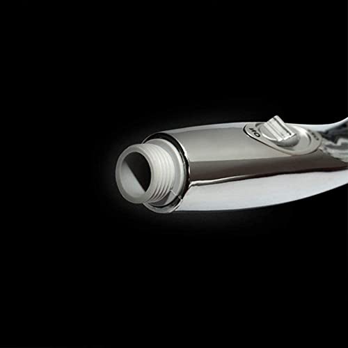 Douche à main haute pression avec interrupteur pause économie eau chrome - 2