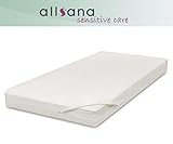 [page_title]-allsana Allergiker Matratzenbezug 160x200x24 cm Allergie Bettwäsche Anti Milben Encasing Milbenschutz für Hausstauballergiker