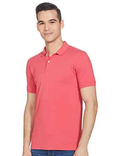 Image of Max Men Solid Slim Fit Polo T-Shirt