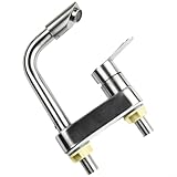 Valve en céramique : le robinet est équipé d'une valve en céramique, une performance anti-goutte et une fonctionnalité durable. Il empêche efficacement les fuites, les gouttes et réduit les risques d'entretien ou de réparation.