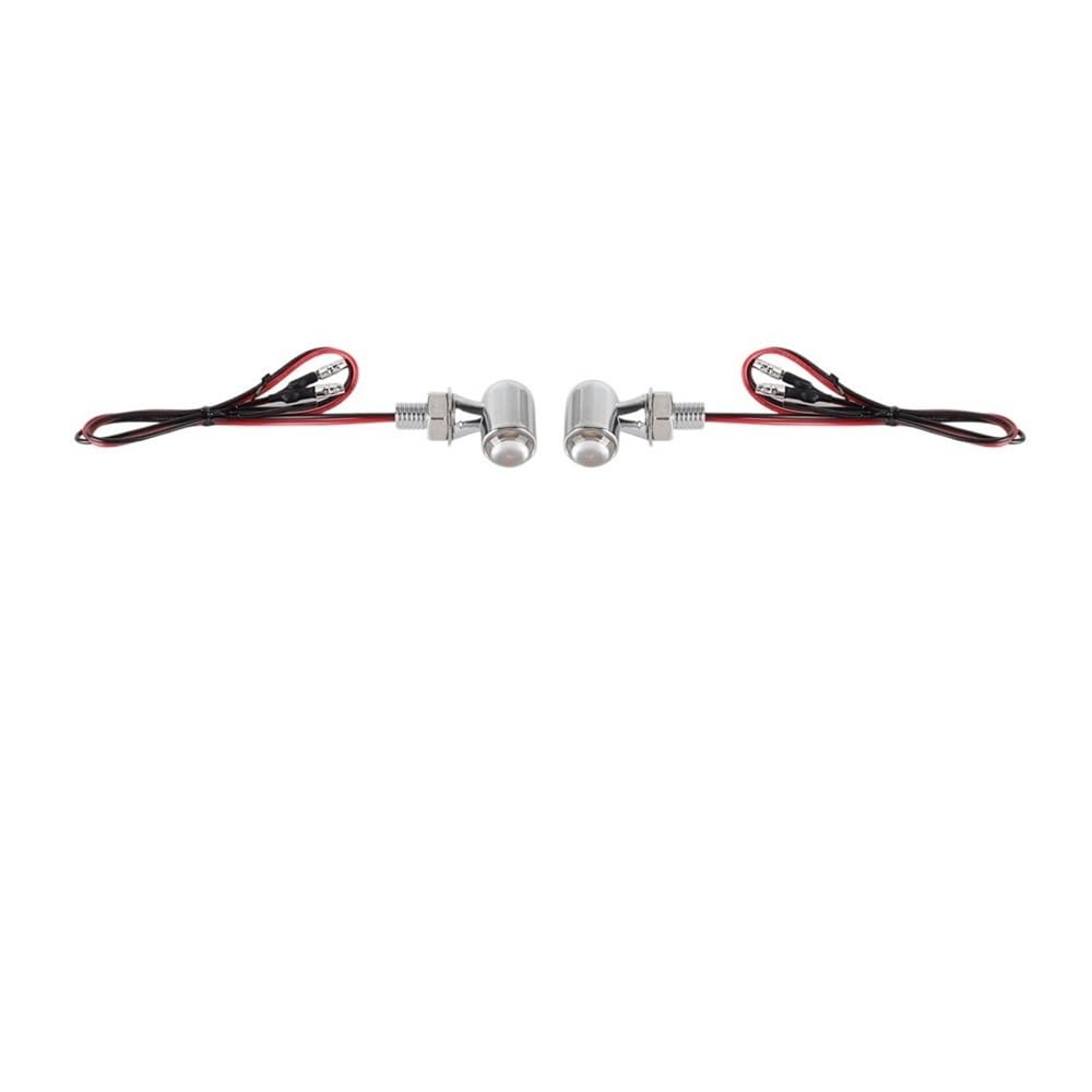 Intermitentes para Moto, para H&Arley Softail Dyna Sportster para 8mm Aluminio Mini LED Luz señal Giro para Motocicleta luz Intermitente lámpara de señales Intermitentes